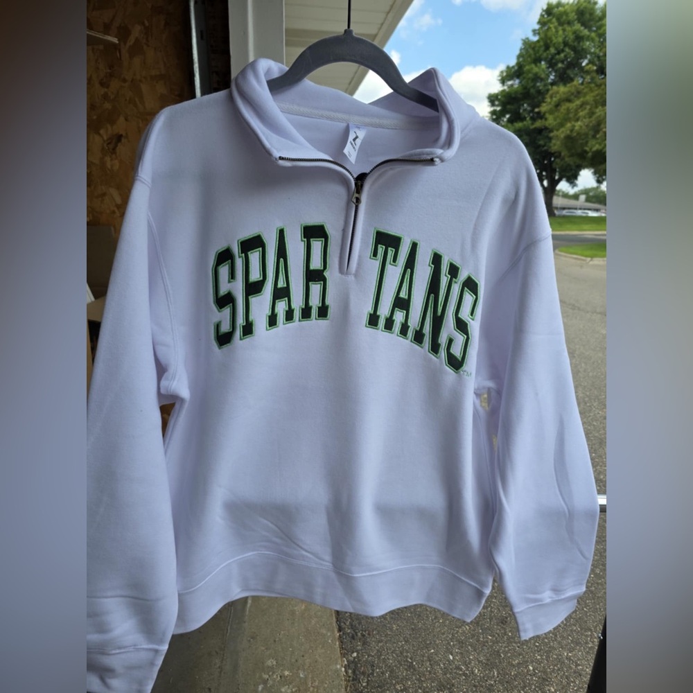 White Spartans Quarter-Zip Sweatshirt